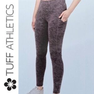 Purple TUFF Athletics Leggings | Large